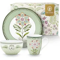 Pip studio Lily&Lotus Light Green Frühstücksset Set3
