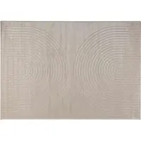 vidaXL Bereichsteppiche GALATI Beige 170 x 120 cm Polyester