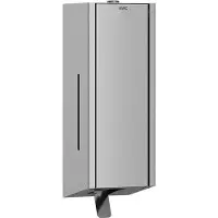 Kwc AR Schaumseifenspender, EXOS, Edelstahl, AP, 120x326x120 mm, Front ESG schwarz