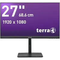 Terra LCD/LED 2727W HA V2 black HDMI/DP/USB-C GREENLINE PLUS, 68,6 cm (27"), 1920 x 1080 Pixel, Full HD, LED, 5 ms, Schwarz