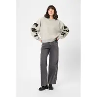 Kaffe Sweatshirt KAlise Sweatshirt Oversize fit grey