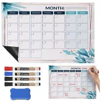 Northio Magnetischer Kühlschrankplaner, 30 x 40 cm, abwischbarer Kalender