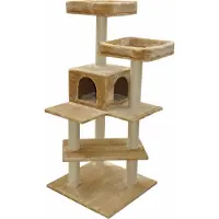 Nanook Kratzbaum Findus beige 138 x 60 x 60 cm