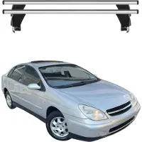 Menabo Dachträger Grundtäger für Citroen C5 2000-2007 50kg Alu Silber 2 tlg