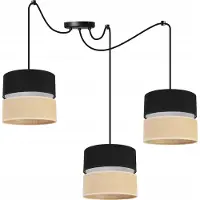 Light11 HOME Spider Deckenhängelampe, Lampenschirm 20 Cm Schwarz