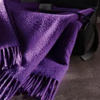 Biederlack Wollplaid purple 130x170 cm - lila