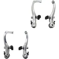 P2r 2 Paar MTB-City-Bremssattel aus Aluminium kompatibel mit Schutzblechen V-Brake