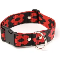 Martin sellier Halsband für Hund mit Blume