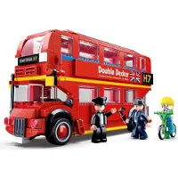 Sluban Modely M38-B0708 Doppeldecker-Autobus