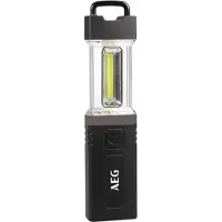 AEG Arbeitsleuchte mit 200 lm Leuchtkraft, inkl. 3x AAA-Batterie, Aufhängungshaken