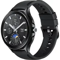 Xiaomi Watch 2 Pro-Bluetooth Black Case mit schwarzem Fluorubber-Gurt