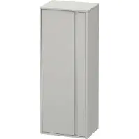 Duravit Hochschrank KETHO 360x500x1320mm Ans links betongrau matt Anschlag links betongrau matt