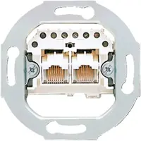 JUNG UAE2X8UPO IAE/UAE-Anschlussdose 2 x 8-pol., für 2 Terminals (parallel) UAE 2X8 UPO