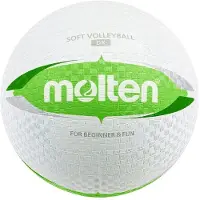 Molten S2V1550-WG Freizeit-/Beachvolleyball für Kinder und Anfänger, Größe 5