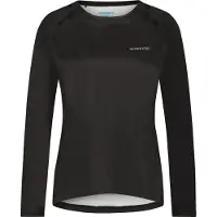 Shimano Woman's SAIKO Long Sleeve warm Printed, black