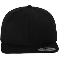 Flexfit - "Classic" Snapback Mütze für Herren/Damen Unisex (Schwarz)