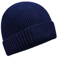 Beechfield - Mütze Technisierter Aufnäher (Marineblau)