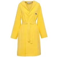 Lacoste Damen Bademantel Confort L | jaune - gelb