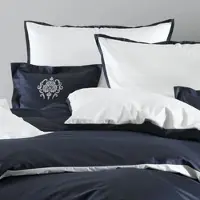 Lorena Mako-Satin Wendebettwäsche Juliet Kissenbezug einzeln 40x80 cm - blau;weiß
