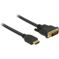 DeLOCK 85652, 1 m, HDMI Typ A (Standard), DVI, Männlich, Männlich, Gerade