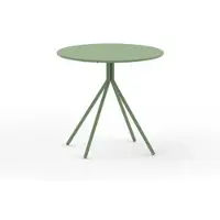 Vermobil Twist Gartentisch Metall Dreibein Salbei Ø 80 cm Rund