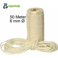 Nanook Kratzbaum Sisalseil Natur 6 mm - 50 m