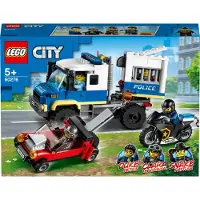 LEGO 60276 City Polizei Gefangenentransporter, Spielzeug-Set mit Motorrad und LKW, Erweiterungsset zur Polizeistation, für Kinder ab 5 Jahre
