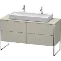 Duravit Waschtischunterbau XSQUARE 778x1400x548mm taupe seidenmatt taupe seidenmatt
