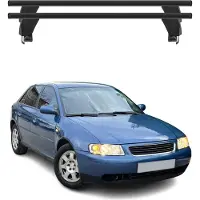 Menabo Dachträger Grundtäger für Audi A3 8L1 1996-2003 5Tür 50kg Alu Schwarz 2x