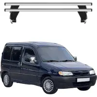 Menabo Dachträger Grundtäger für Citroen Berlingo 1996-2008 50kg Alu Silber 2x
