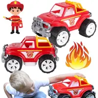Technok Geländewagen-Feuerwehr im -Gitter TEH3541 03541