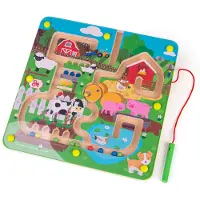 Bigjigs Bauernhof-Labyrinth-Puzzle