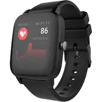 Forever IGO PRO JW-200 Smartwatch Armbanduhr Kinder Schritt, Zeit, Datum, Musik-Management, Alarm Schwarz