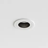 Astro Einbauleuchte Pinhole Slimline Round feststehend feuerfest IP65 6W GU10 weiß 1434001