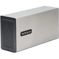 StarTech.com .com Thunderbolt 3 PCIe Expansion Chassis, Enclosure Box W/Dual PCI-E Slots, External PCIe Slots for Laptops/Desktops/All-In-Ones, 8K/4K Output Via TB3/DP 1.4 Ports