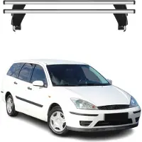 Menabo Dachträger Grundtäger für Ford Focus Turnier 1998-2005 50kg Alu Silber 2x