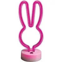 Forever Light Neon-LED ROSA HASE HASE Nachtlicht Leuchtreklame Schild Beleuchtung Nachtlicht USB ROSA