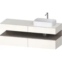 Duravit QA4778043840010 QTG KWTU WH Ek. 1600x550x600 Wß Smt H