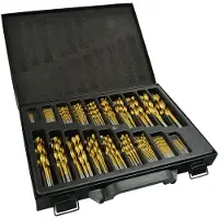 GEKO BSD Metallbohrer Set - HSS Titan Beschichtet Bohrer Set, Spiralbohrer, Metallbohrersatz 1-10mm - 170 Teilig