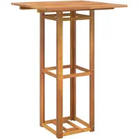 vidaXL Bistrotisch 75x75x110 cm Massivholz Akazie