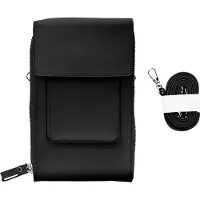 Avizar , Smartphone-Schultertasche aus Kunstleder mit Schulterriemen (130cm), Schwarz