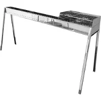 Lisa - Cuocispiedini Milano Grill 80+40+ Bulkhead Zubehörsatz - Steel Line