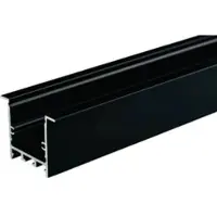 Rutec ALU-Kragenprofil TKP35/35 Schwarz Tiefes Kragenprofil-2 Meter PFE922