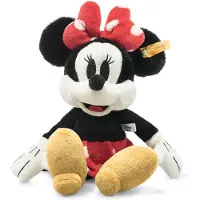 Steiff Kuscheltier - 31 cm. - Minnie Mouse - Schwarz/Rot - - One Size - Kuscheltiere