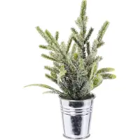 H&S Künstlicher Weihnachtsbaum In Topf, Weihnachtsdekoration, Grün