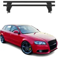 Menabo Dachträger Grundtäger für Audi A3 8PA Sportback 2005-2013 50kg Schwarz 2x