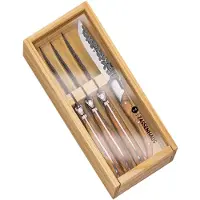 Zassenhaus Steakmesser BULL 4er-Set, Olivenholz 71252 4006528071252