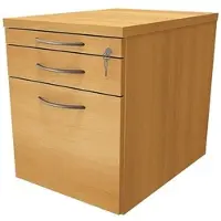 Fm Büromöbel Rollcontainer mit Hängeregister »Sidney« einheitliches Dekor braun, 43.4x54x60 cm