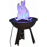 Ele eleoption Elektrische LED-Blaue Flamme 3D-Fake-Feuer-Lampen-Effekt Fackellicht für festliche Party Weihnachten Halloween