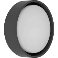 SG-Leuchten SG Leuchten LED-Wandleuchte LB25 Frame rund graphit 7W 670lm 3000K